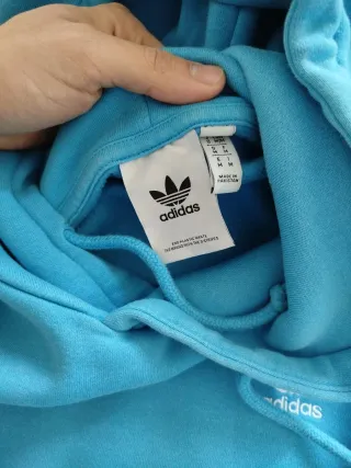 Sudadera Adidas Azul con Capucha