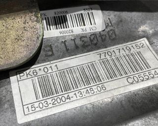 96243 caja cambios pk6011 renault espace iv (jk0)