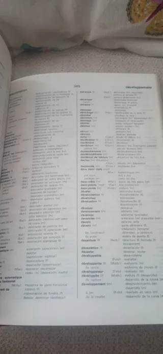 Diccionario tecnico frances-españl