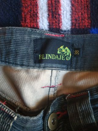 Pantalón pana verde Blindaje