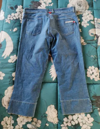 Murphy & Nye Jeans Denim Modello Cropped Taglia XL