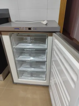 Congelador vertical integrable Liebherr gris