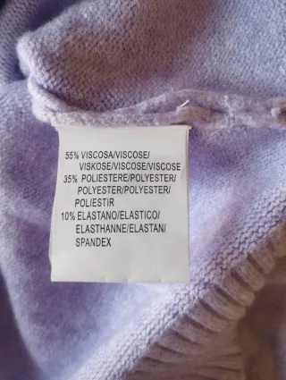 Jersey lila cuello alto