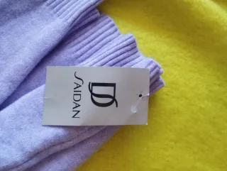 Jersey lila cuello alto