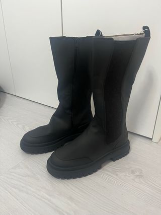 Botas altas negras mujer talla 38