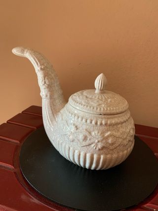 Barattolo porcellana antica decorato