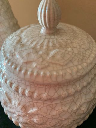 Barattolo porcellana antica decorato