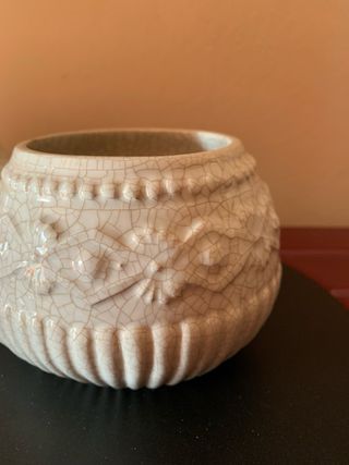 Barattolo porcellana antica decorato