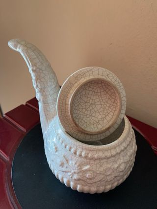 Barattolo porcellana antica decorato