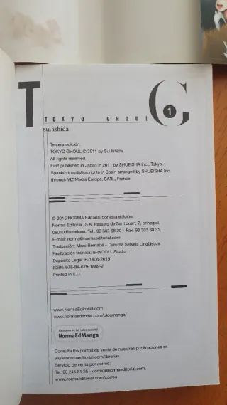 Tokyo Ghoul 1 Sui Ishida (Spanish Edition)