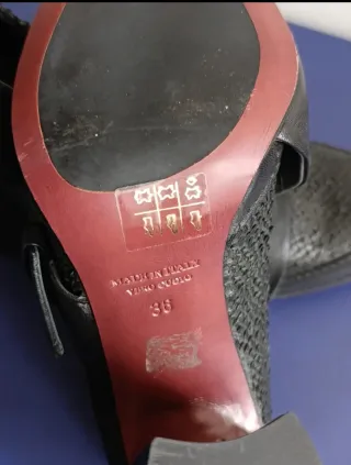 Ixos, Scarpe con tacco alto,10 cm, nere, fibbia,