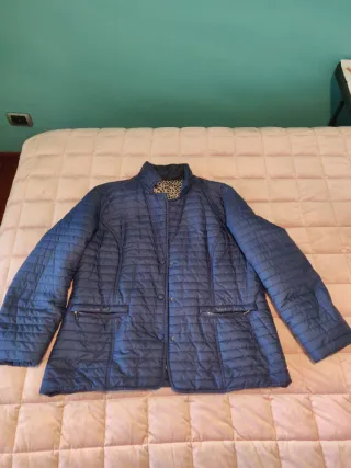 Piumino donna blu taglia IT 48-50