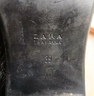 Botines charol Zara Talla 39