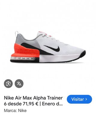 Zapatillas Nike Air Max trainig