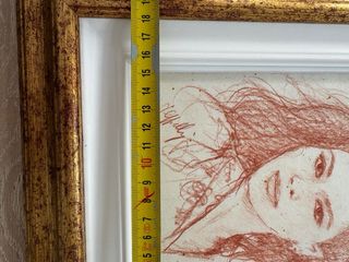 Quadro.sanguigna su cartoncino