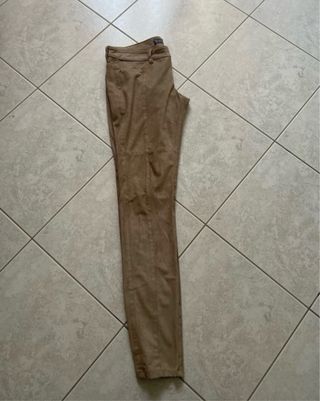 Pantaloni Guess scamosciati elasticizzati donna