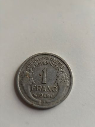 1 Franco 1949 Moneda Francesa