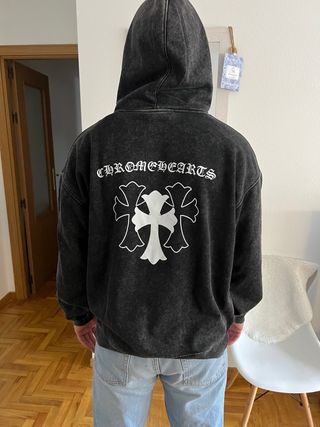 Sudadera Chrome Hearts Negra/Gris