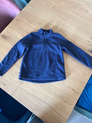 Sudadera Polar Niña Azul Talla 5-6 Años