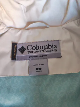 Chaqueta Columbia de esquí Talla L Beige Mujer