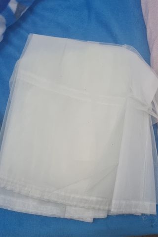 Cancán de comunión blanco