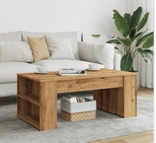 Mesa de centro madera diseño moderno