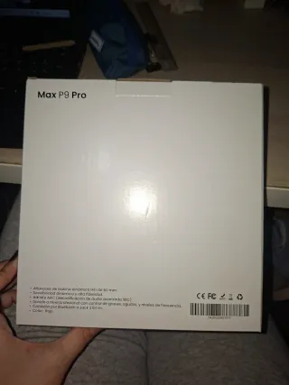 Cascos Max P9 Pro Oro y Rosa