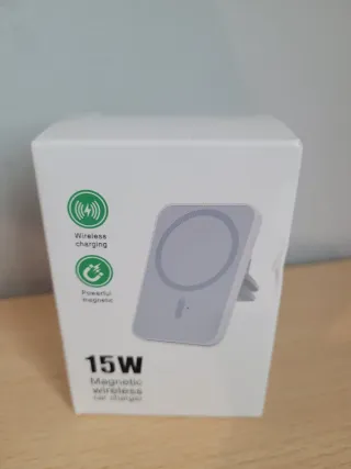 Cargador Coche Magnético Inalámbrico 15W