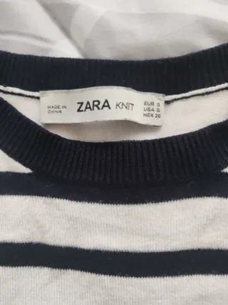 Chaleco de rayas mujer