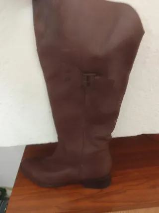 Botas altas de mujer marrones