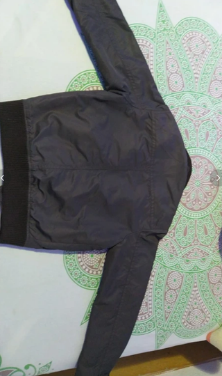 Chaqueta Bomber Burberry Gris Original