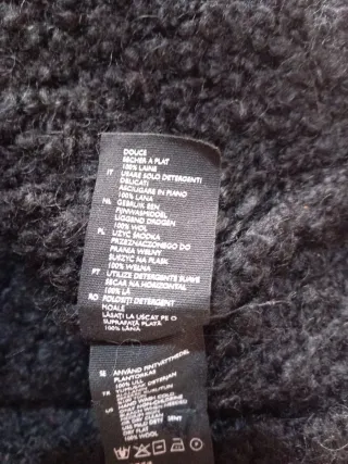 Giaccone nero effetto bouclé