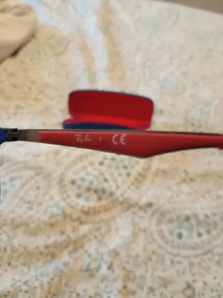 Montura Gafas Ray-Ban Niño azul y Roja