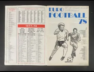 Album Panini Euro Football 78 y sobre sin abrir
