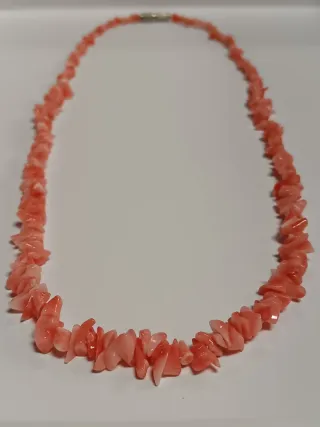 Collana Corallo Naturale Rosa