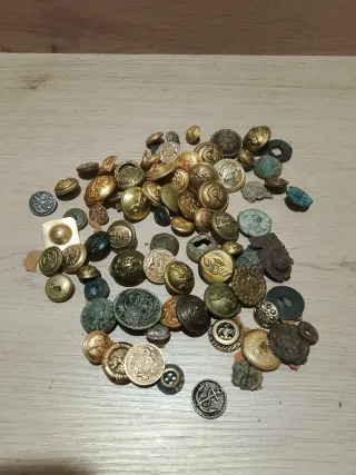 Colección Botones Militares Antiguos