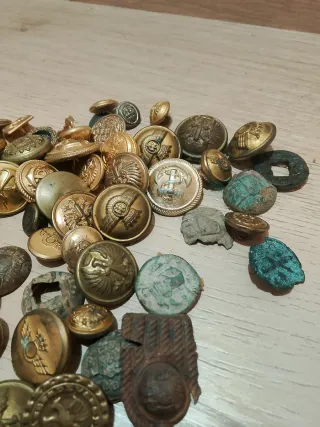 Colección Botones Militares Antiguos