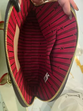 Borsa Louis Vuitton Monogram Marrone Rossa