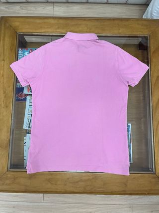 Polo Burberry Rosa Vintage Taglia L Uomo