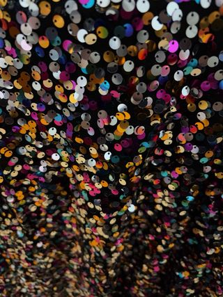 Vestido fiesta lentejuelas colores nuevo