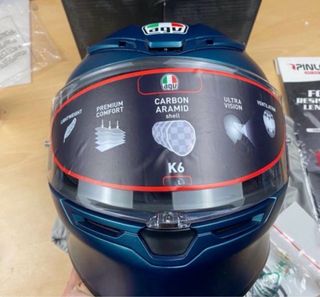 Casco AGV K6 Petrolio Matt Talla L