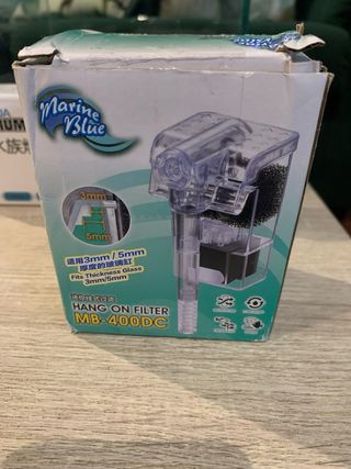 Acuario de cristal 20x20x25cm