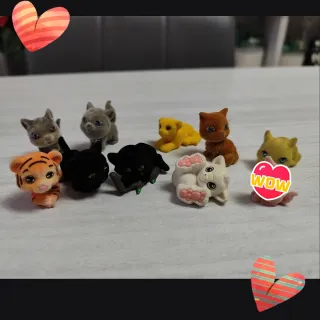 Cuccioli cerca Amici e simili, set 9 pezzi.