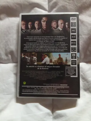 DVD Valkiria Tom Cruise