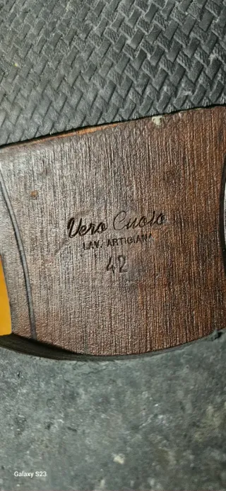 Scarpe uomo eleganti vero cuoio tg.42