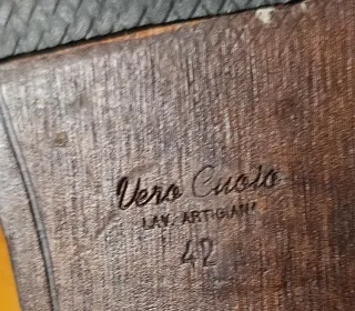 Scarpe uomo eleganti vero cuoio tg.42