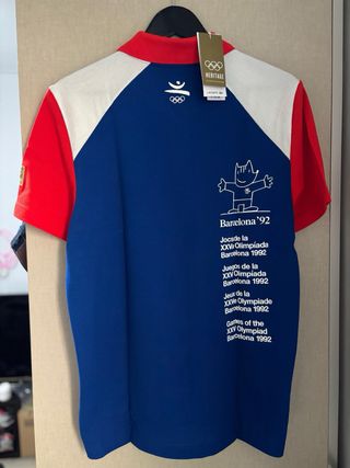 Polo Lacoste Heritage Barcelona '92 Talla M.NUEVO