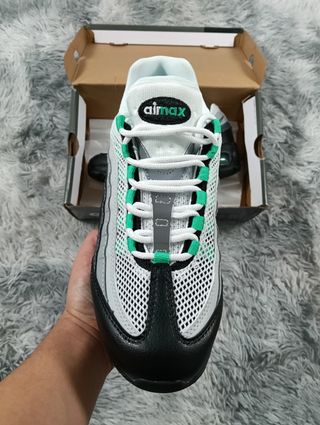 Nike Air Max 95 Gris y Verde/Azul (41)