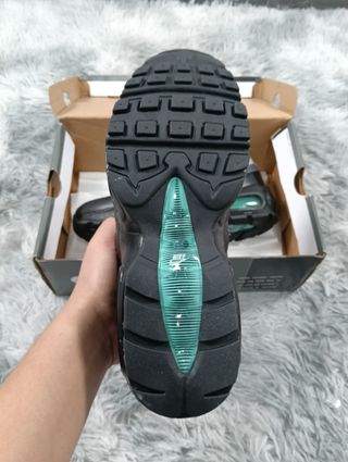 Nike Air Max 95 Gris y Verde/Azul (41)