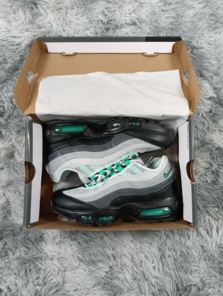 Nike Air Max 95 Gris y Verde/Azul (41)